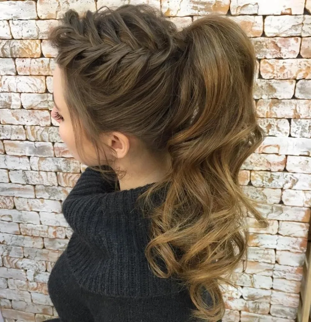 Crimped Ponytail