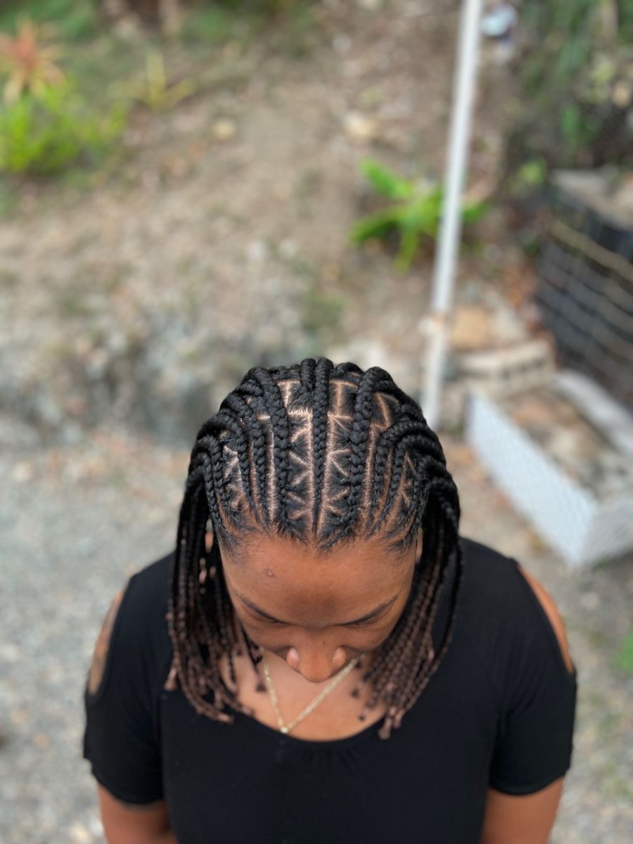 Protective Cornrow Braids