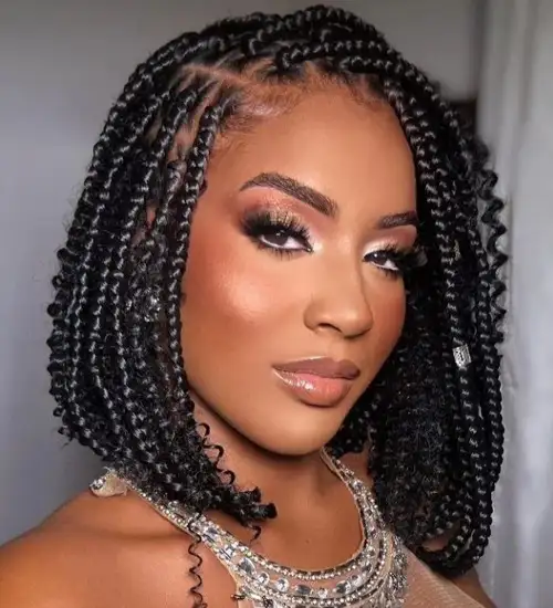 Stylish trending cornrows