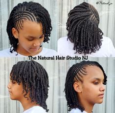 Middle-Part Tribal Braids