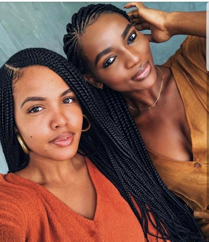 Stylish Box Braids