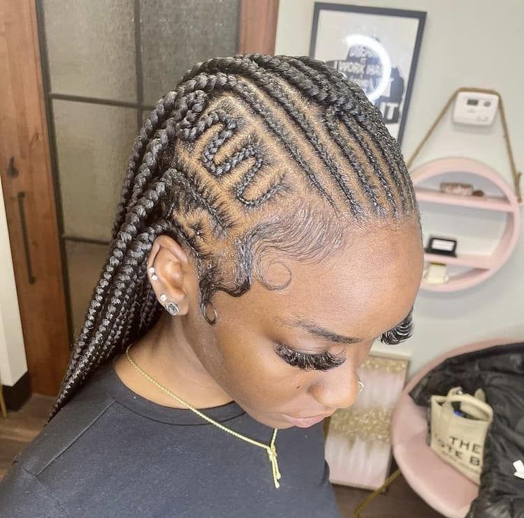 Intricate Braided Cornrows