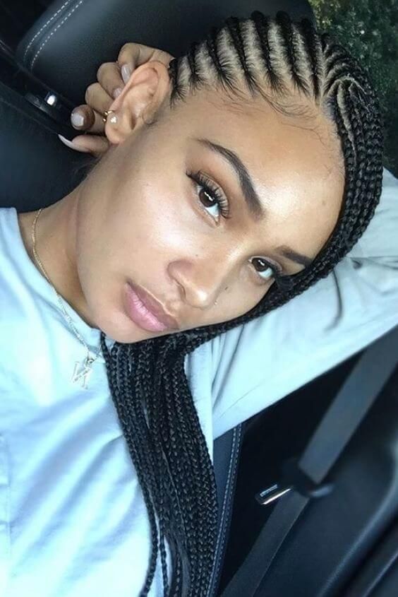 Side lemonade braids