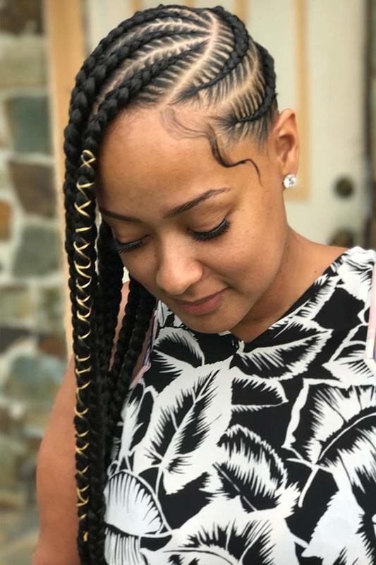 Stunning Lemonade Braids