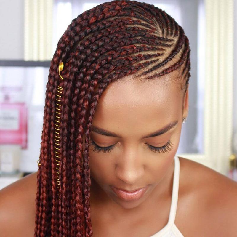 Vibrant Braided Glam