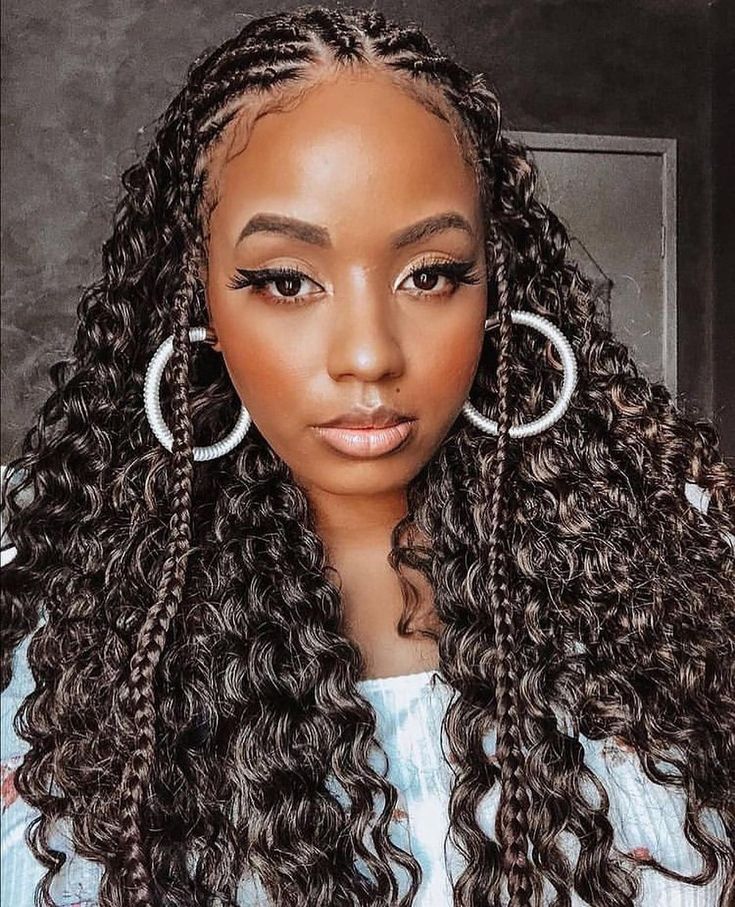 Glam Braided Curls