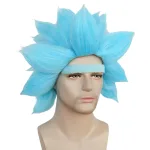 Blue wig