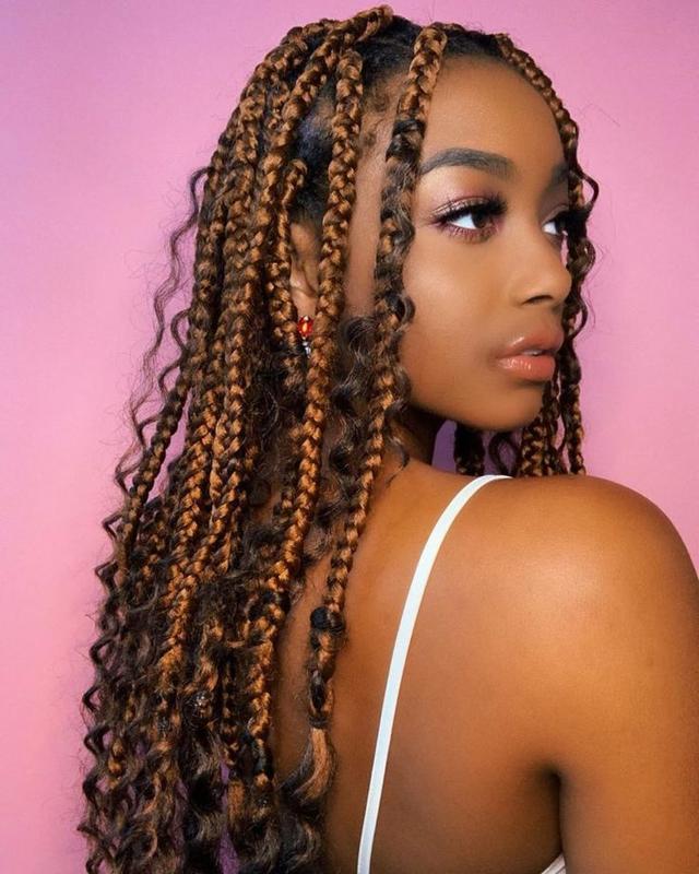 Goddess braids