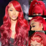 Red Lace Front Wig