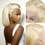 12 Inch Blonde Bob Wig