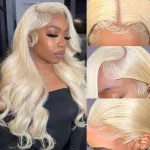 613 blonde lace front wig