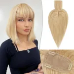 10 Inch (with bangs) Blonde Highlights