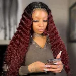 30 Inch Ombre Burgundy