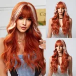 Orange with blonde highlight