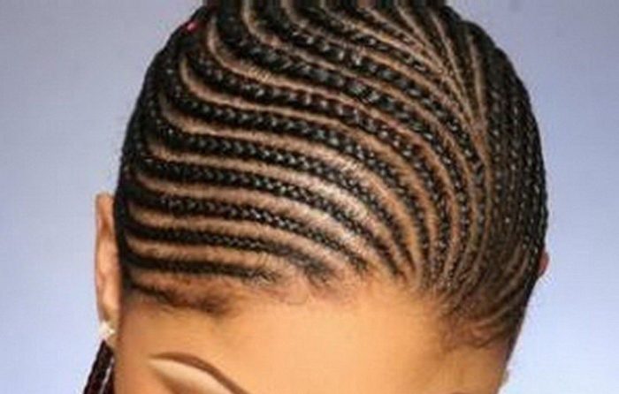 Stylish trending cornrows