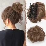 Claw Clip Bun (Pack of 1) Light Brown