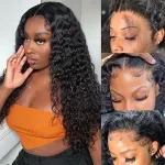 26 Inch Natural black,Deep Wave