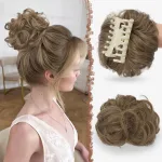 Claw Clip Bun (Pack of 1) Light Brown Mix Natural Blonde