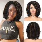 Mixed Brown Locs Wig