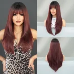 Ombre Red Wig