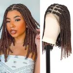 Brown-14 lnch 13x8 HD Lace Box Braids-14 lnch