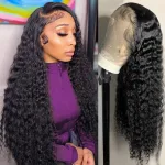 24 Inch Natural Black Color 13X4 Lace