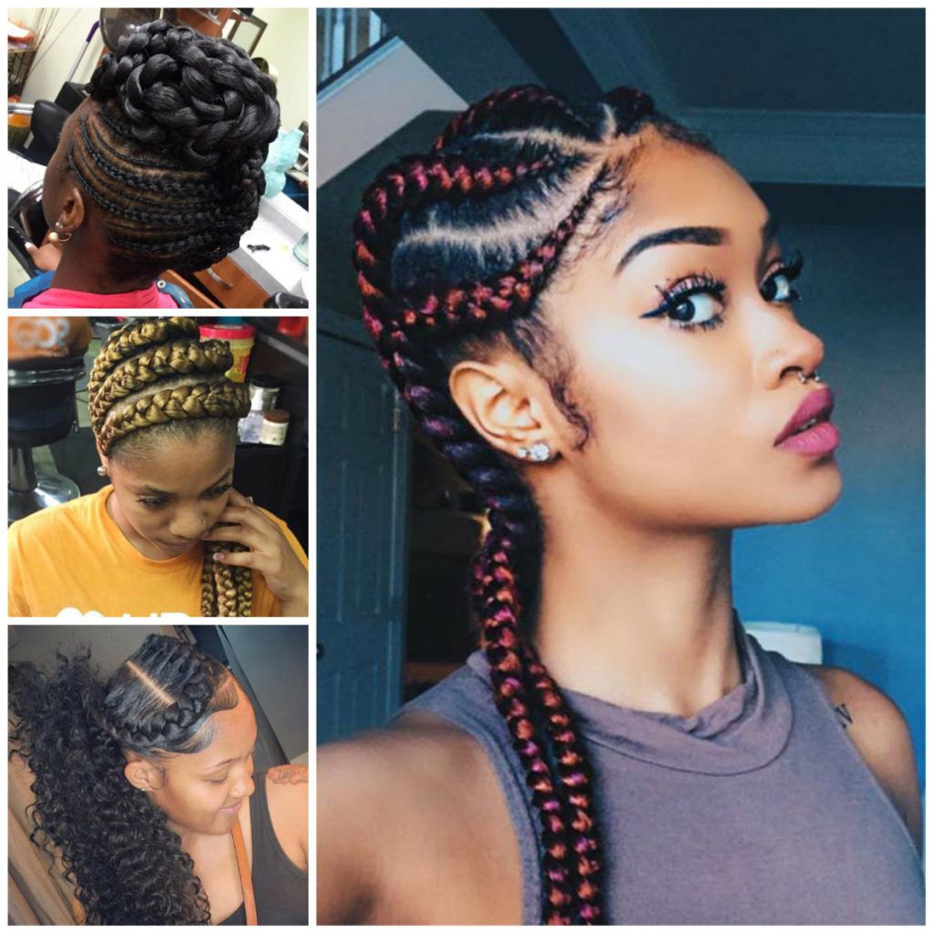 Bold and Beautiful Goddess Braids