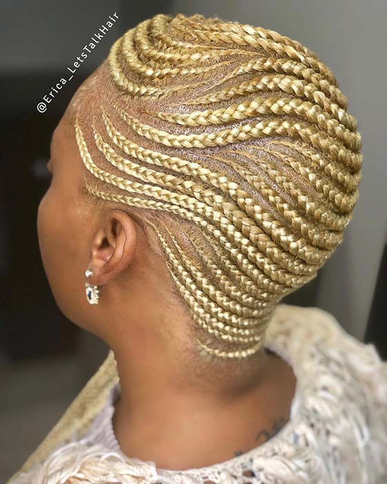 Short Side Lemonade Braids