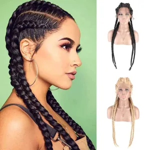 Colored Cornrows Wigs