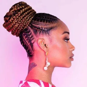 Colored Side Lemonade Braids