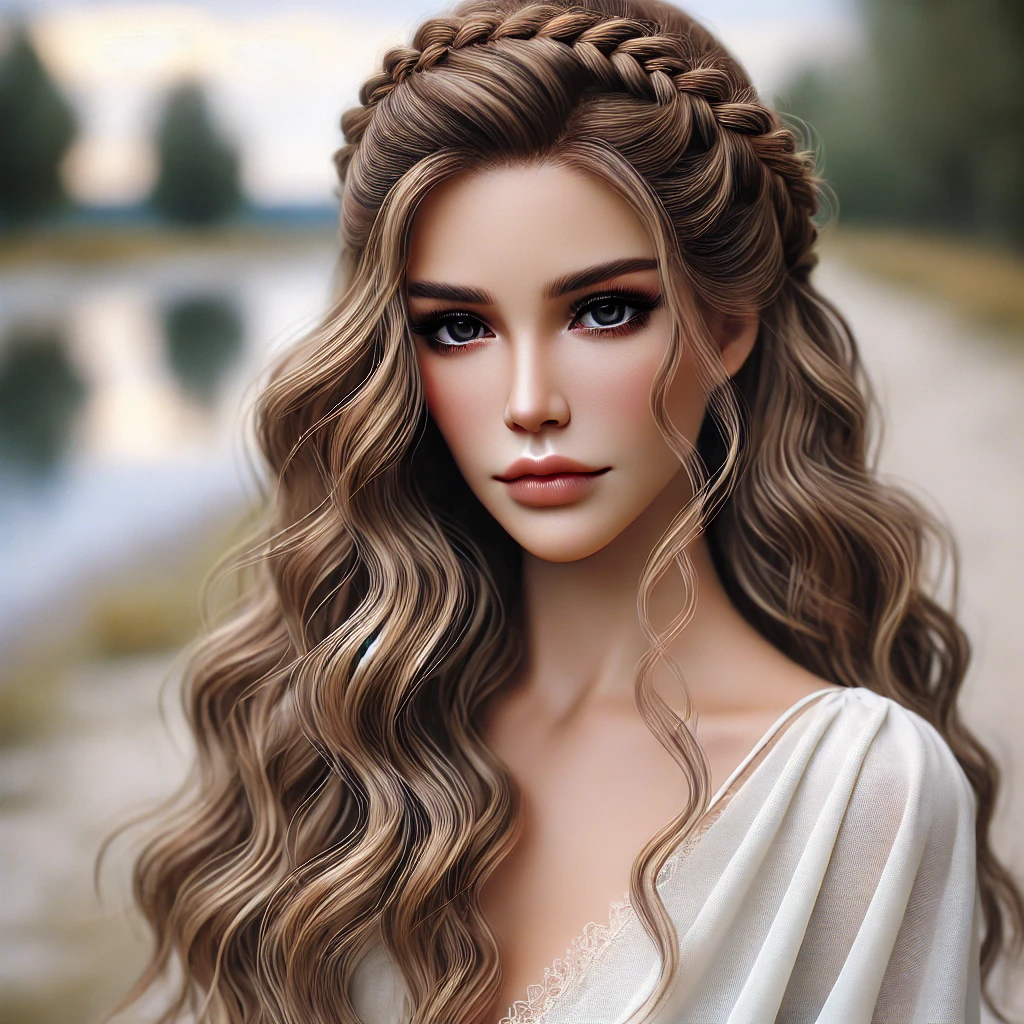 Butterfly Braids with Loose Waves