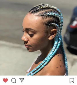 Colored Cornrows