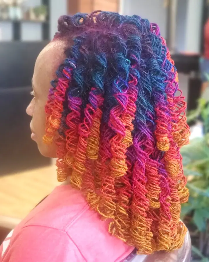 Colored Sisterlocks Wig