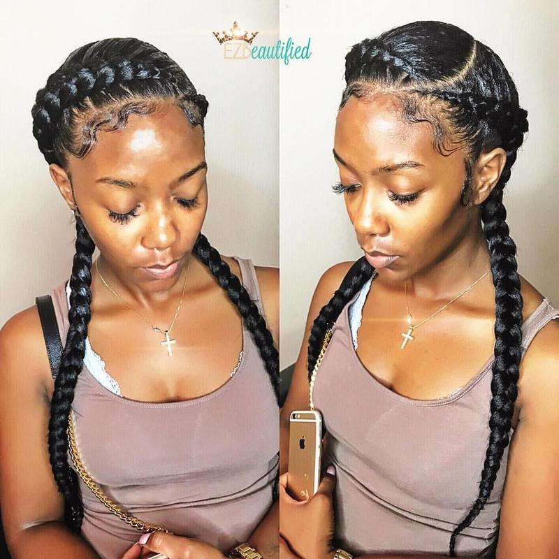 2 braids hairstyle