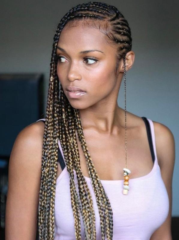 Stylish Lemonade Braids