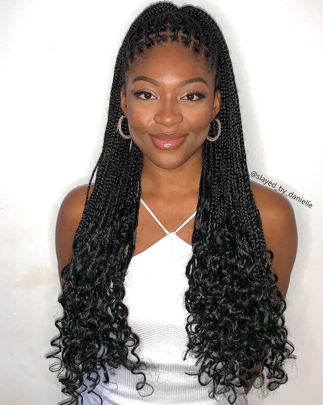 Box braids, Baby hairs