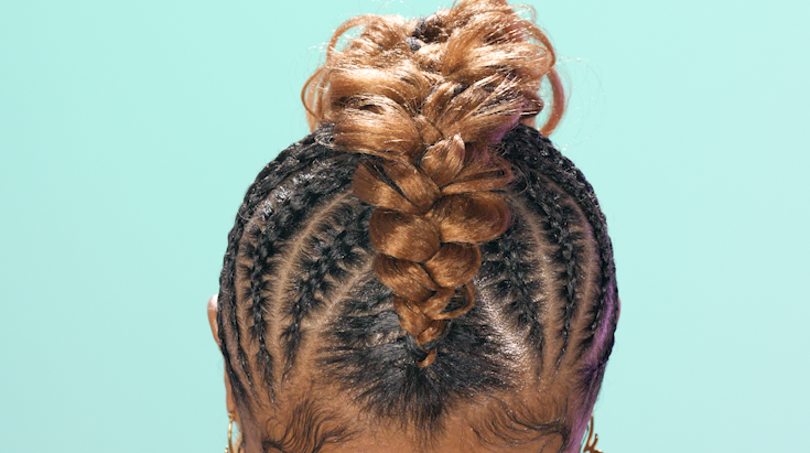 Butterfly Mohawk Braids