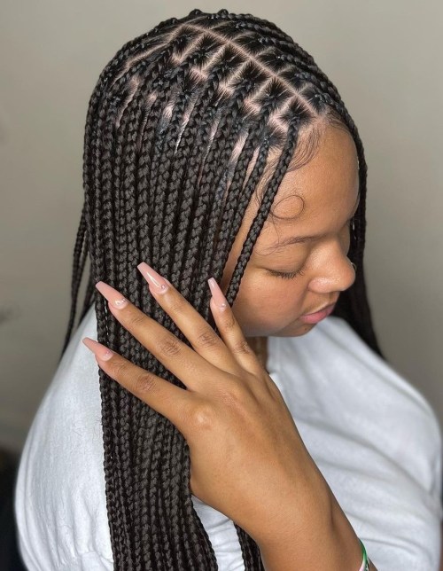 Glamorous Box Braids