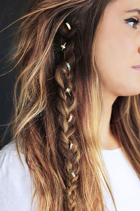 Stunning bohemian braids