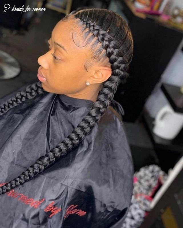 2 braids with weave