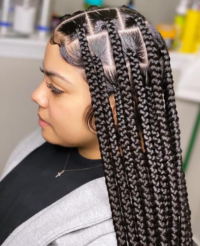 Box Braids, Long Braids