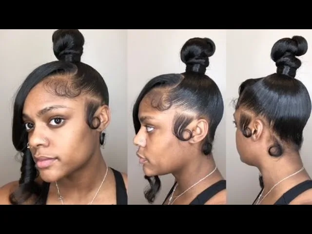 Butterfly Braids with a Top Knot