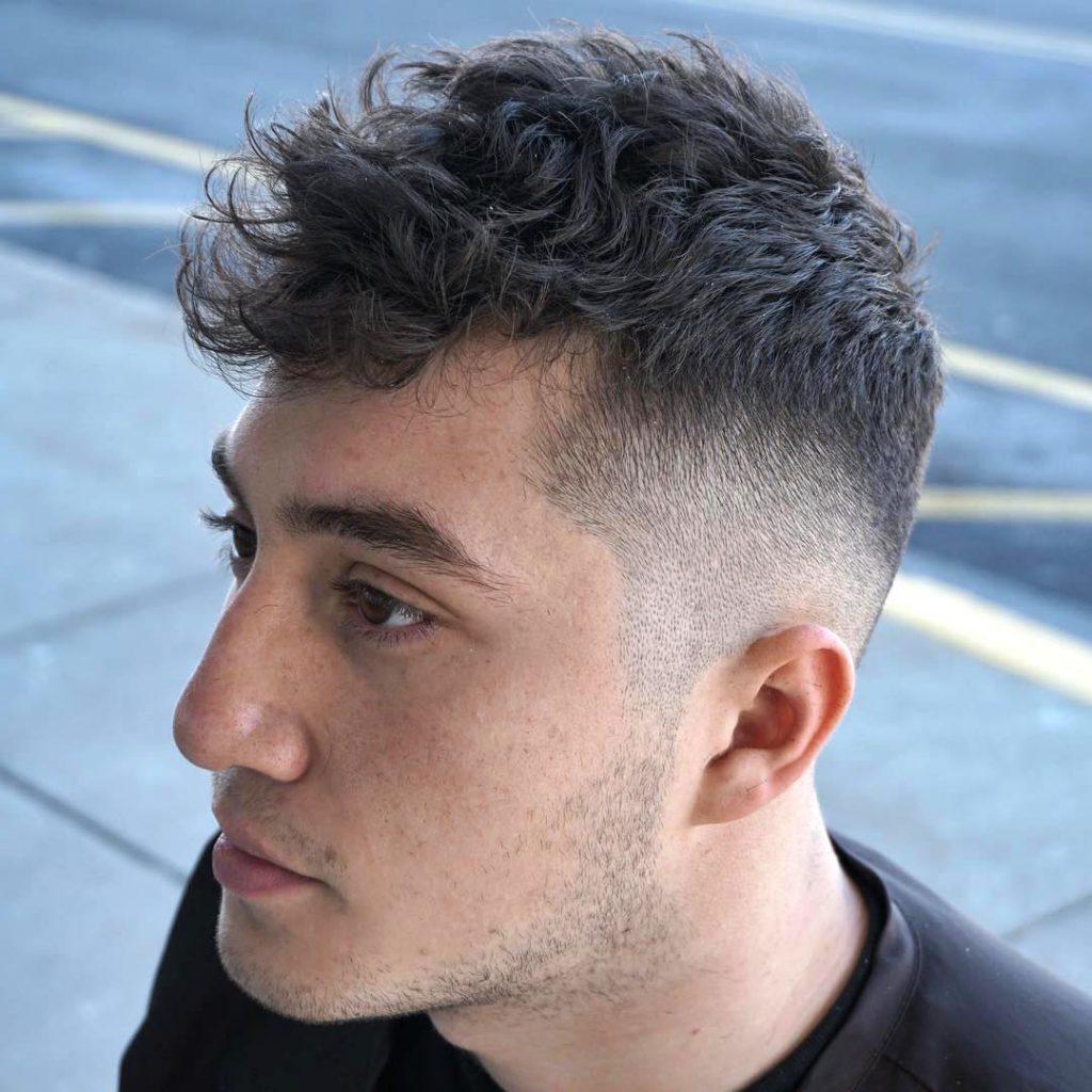 Curly High Fade