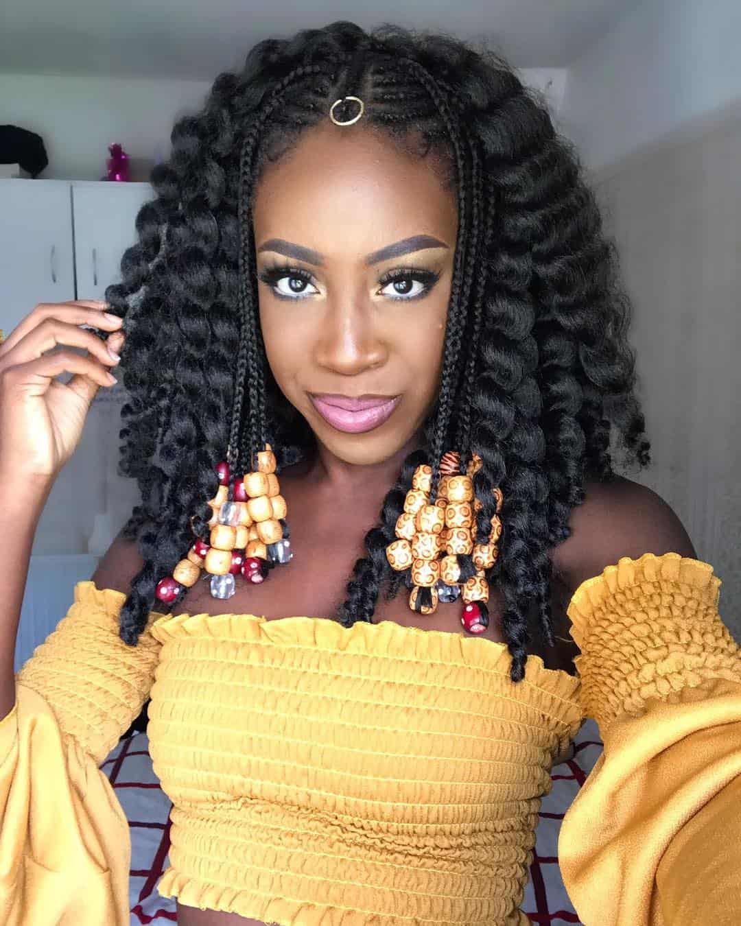 Intricate Braided Hairstyle