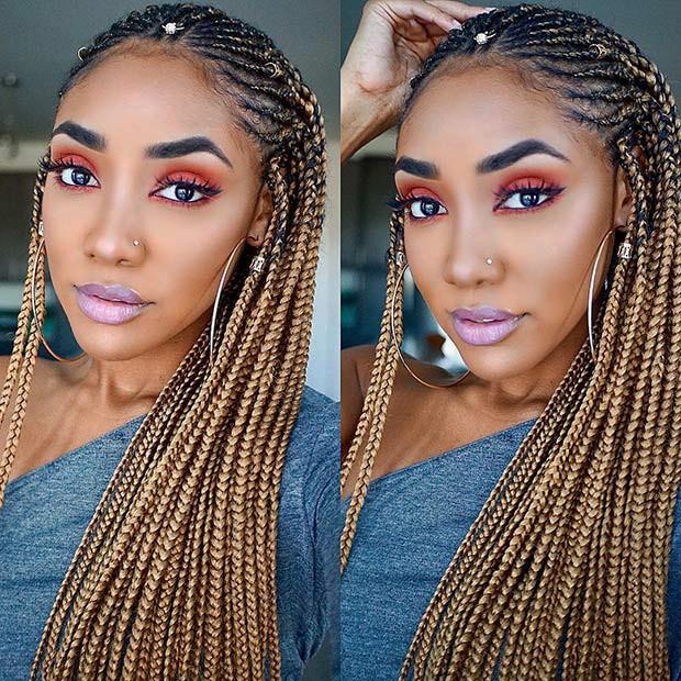 Glamorous Box Braids