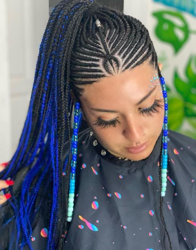 Beautiful box braids