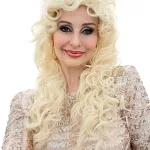 Dolly Long Blonde Curly Wig