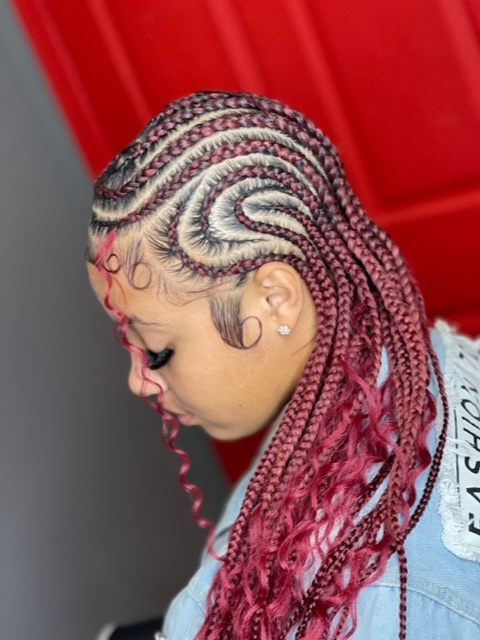 Intricate Cornrow Braids