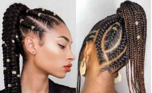 Sew-in Braid Ponytail