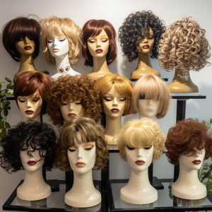 various wig styles